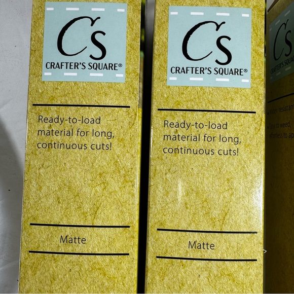 Crafter's Square Permanent Vinyl Paper silver glitter water resistant 12" x 48" - Picture 9 of 9